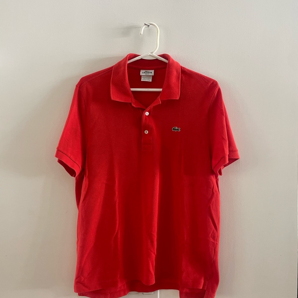 Mens Lacoste Polo slim fit size 6